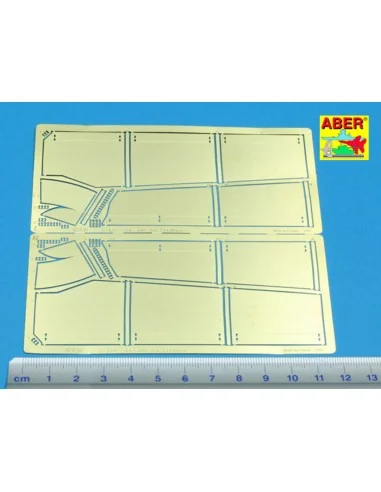 Side skirts for Jagdtiger, 1/35 - Aber Models 35 A041