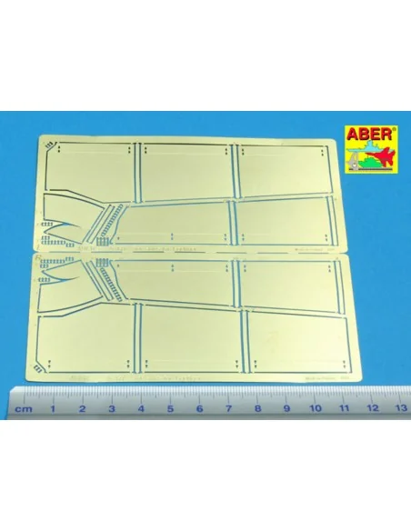 Side skirts for Jagdtiger, 1/35 - Aber Models 35 A041