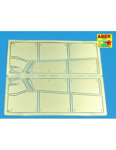 Side skirts for Jagdtiger, 1/35 - Aber Models 35 A041