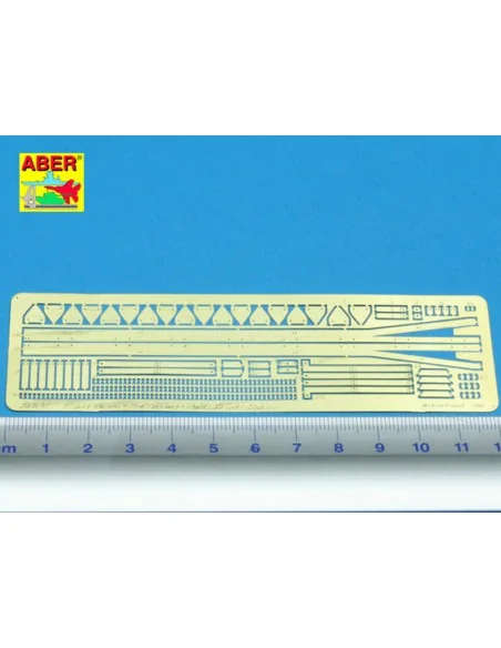 Brackets for Sturmgeschütz IV side skirts, 1/35 - Aber Models 35 A044