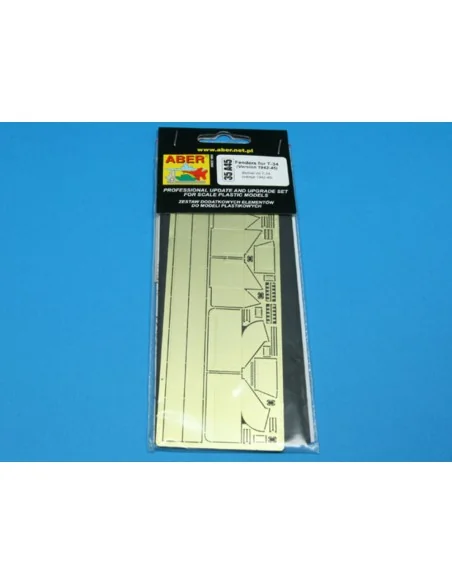 Fenders for T-34 (version 1942-45), 1/35 - Aber Models 35 A045