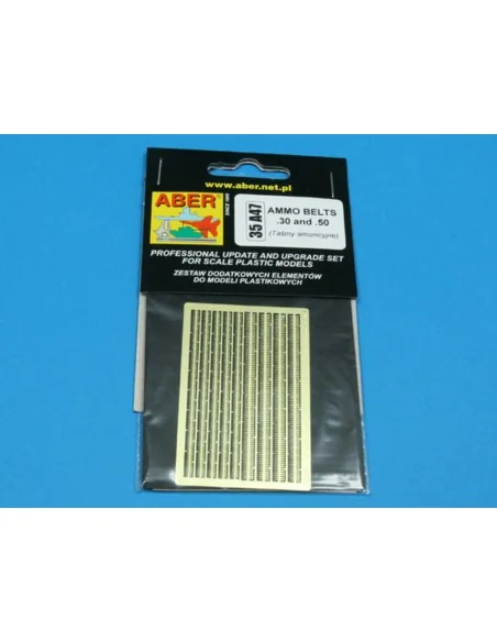 [NO_DESC] Ammo belts .30 and .50, 1/35 - Aber Models 35 A047