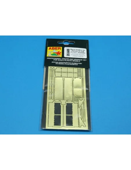Back fenders for PzKpfw IV hull, 1/35 - Aber Models 35 A049