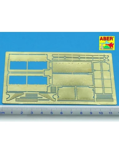 Back fenders for PzKpfw IV hull, 1/35 - Aber Models 35 A049