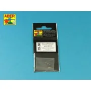 Set of 2 barrels for German machine guns MG34, 1/72 - Aber Models 7...