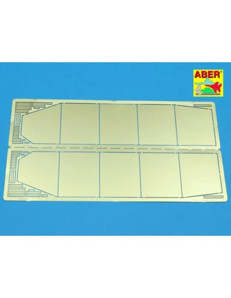 Side skirts for Sturmgeschutz IV, 1/35 - Aber Models 35 A051