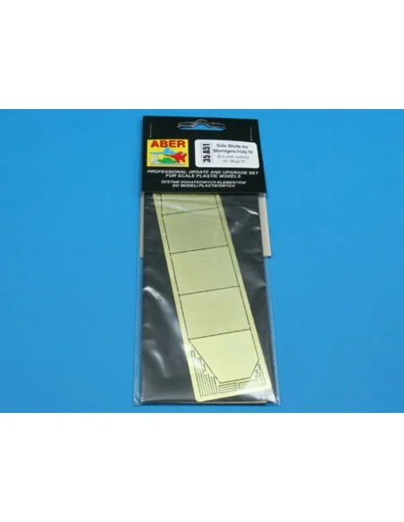 Side skirts for Sturmgeschutz IV, 1/35 - Aber Models 35 A051
