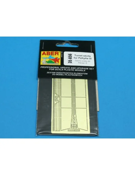 Turret skirts for PzKpfw, 1/35 - Aber Models 35 A056