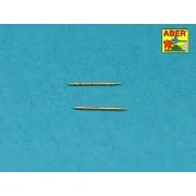 Set of 2 barrels for German machine guns MG34, 1/72 - Aber Models 7...