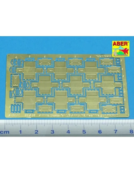 Ammo boxes for Browning M2 (WW II), 1/35 - Aber Models 35 A058