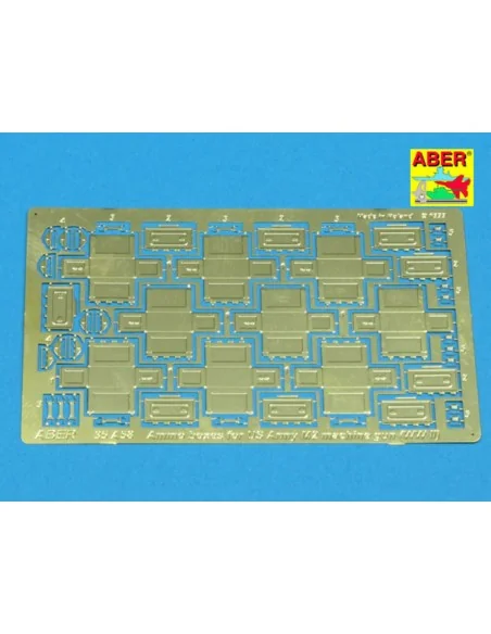 Ammo boxes for Browning M2 (WW II), 1/35 - Aber Models 35 A058
