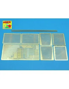 Side mesh screens for PzIV J, Jagdpanzer IV A, 1/35 - Aber Models 3...