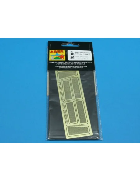 Upper mesh screens for Panzer IV, Ausf. J, 1/35 - Aber Models 35 A067