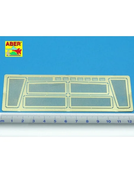 Upper mesh screens for Panzer IV, Ausf. J, 1/35 - Aber Models 35 A067