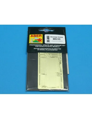 Stowage boxes for M8/20, 1/35 - Aber Models 35 A083