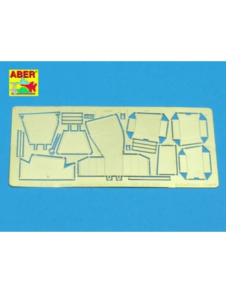 Right stowage bins for SdKfz 250, 252, 253, 1/35 - Aber Models 35 A085