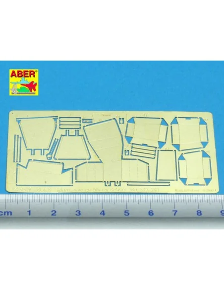 Right stowage bins for SdKfz 250, 252, 253, 1/35 - Aber Models 35 A085