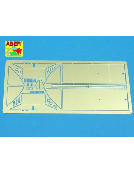 Rear small fuel tanks for T-34/76, 1/35 - Aber Models 35 A096