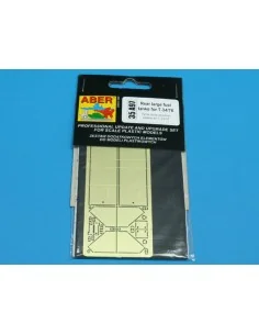 Rear large fuel tanks for T-34/76, 1/35 - Aber Models 35 A097