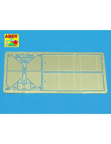 Rear large fuel tanks for T-34/76, 1/35 - Aber Models 35 A097