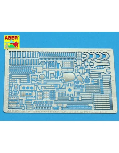 German tool holders-late used from 1943, 1/35 - Aber Models 35 A099