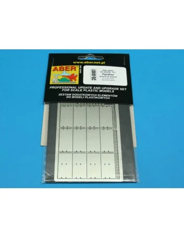 Side skirts for Panther Ausf. A & Ausf.D, 1/35 - Aber Models 35 A107