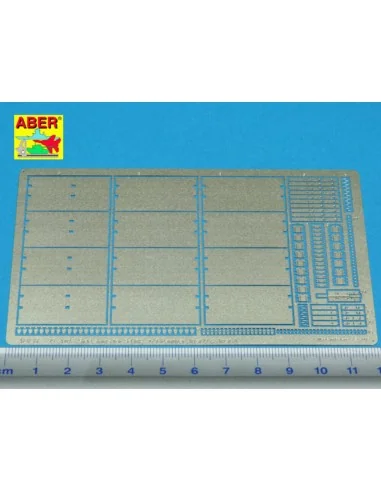 Side skirts for Panther Ausf. A & Ausf.D, 1/35 - Aber Models 35 A107