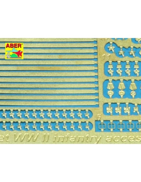 Soviet WW II infantry accessories, 1/35 - Aber Models 35 A113