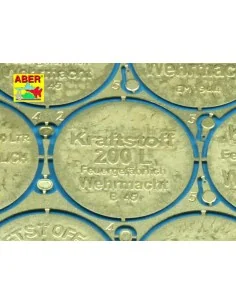German WW II 200 Itr. fuel drum covers, 1/35 - Aber Models 35 A114