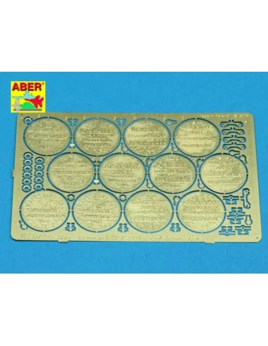 German WW II 200 Itr. fuel drum covers, 1/35 - Aber Models 35 A114
