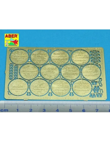 German WW II 200 Itr. fuel drum covers, 1/35 - Aber Models 35 A114