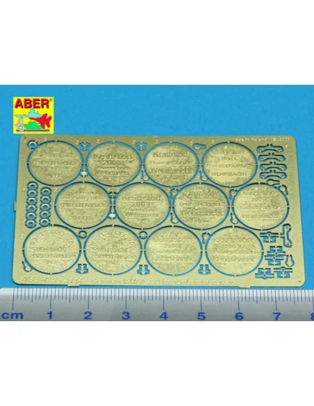 German WW II 200 Itr. fuel drum covers, 1/35 - Aber Models 35 A114