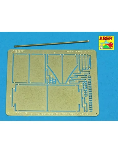 Aditional shrapnel covers for Panther.G, 1/35 - Aber Models 35 A115