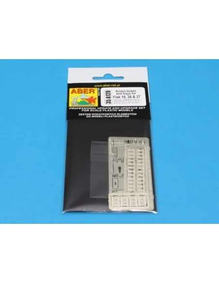 Ammo boxes Flak 18 36 & 37, 1/35 - Aber Models 35 A120