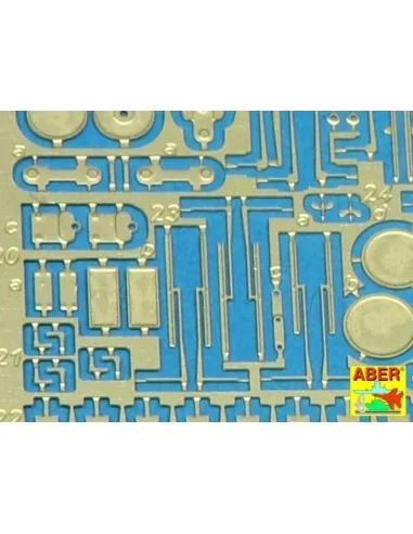 Wipers & mirrors WWII period, 1/35 - Aber Models 35 A121