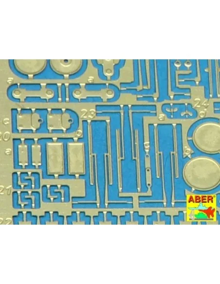 Wipers & mirrors WWII period, 1/35 - Aber Models 35 A121