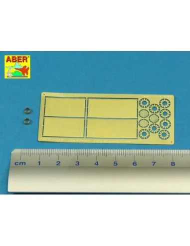 Feifel air cleaners tubes for early Tiger I, Ausf.E, 1/35 - Aber Mo...