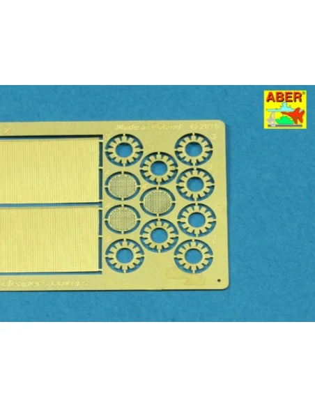 Feifel air cleaners tubes for early Tiger I, Ausf.E, 1/35 - Aber Mo...