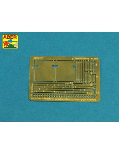 Exhaust holders for Panther D A & G early, Jagdpanther G1 & G2 earl...