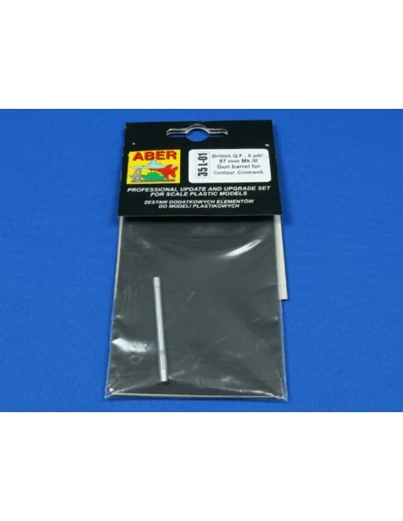 Cromwell 57mm gun barrel Mk.III, 1/35 - Aber Models 35 L-001