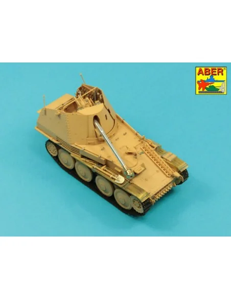 Pak 40/3 barrel with muzzle brake Marder III M, 1/35 - Aber Models ...