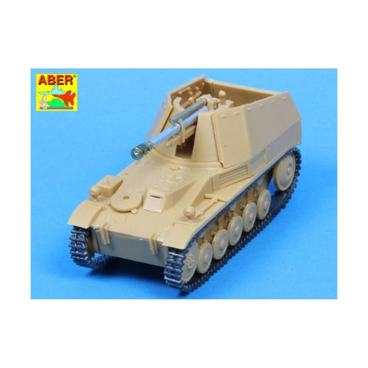 105mm barrel for LeFH 18 & Wespe, 1/72 - Aber Models 72 L-55