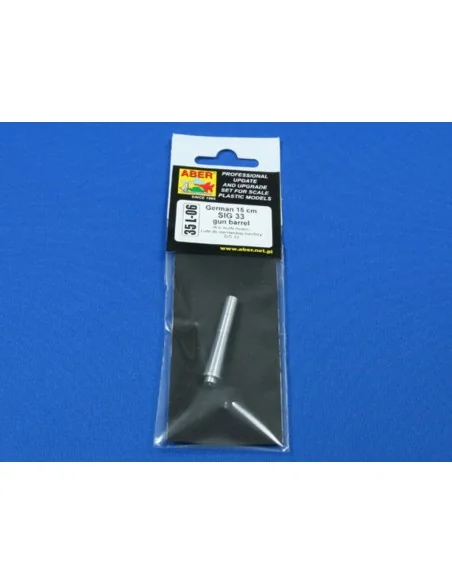 German 15cm SIG 33 gun barrel, 1/35 - Aber Models 35 L-006