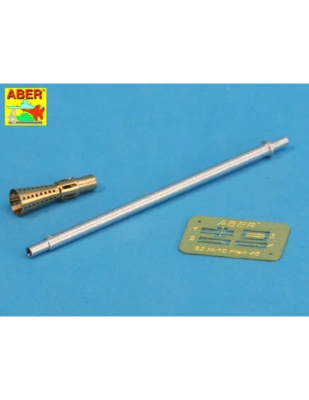 German 37mm Flak 43/1 L/60 Barrel, 1/35 - Aber Models 35 L-010N