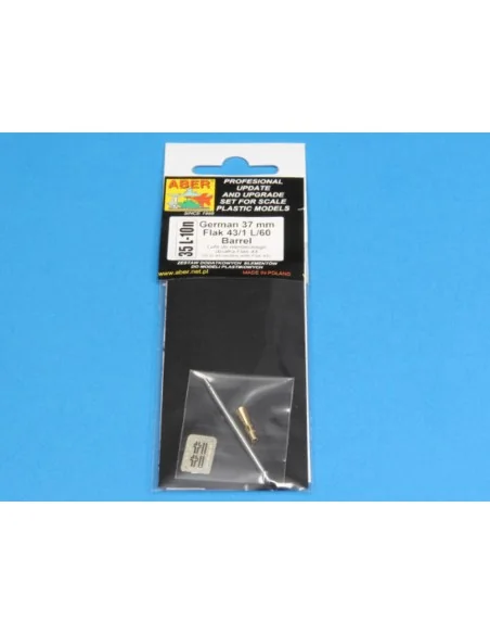German 37mm Flak 43/1 L/60 Barrel, 1/35 - Aber Models 35 L-010N