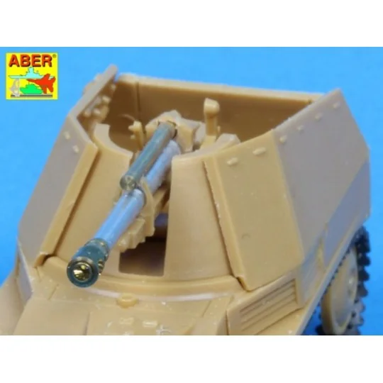 105mm barrel for LeFH 18 & Wespe, 1/72 - Aber Models 72 L-55