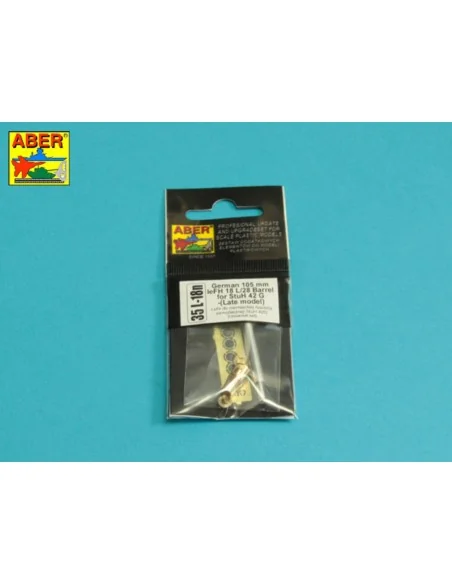 German 105mm leFH 18L/28 Barrel for StuH42G -(Late model), 1/35 - A...