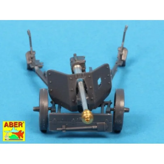 75mm barrel for PaK40 - late muzzle - Aber Models 72 L-56