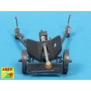 75mm barrel for PaK40 - late muzzle - Aber Models 72 L-56