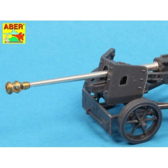 75mm barrel for PaK40 - late muzzle, 1/72 - Aber Models 72 L-56